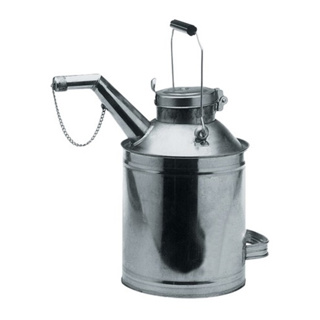 Ölvorratskanne Weissblech