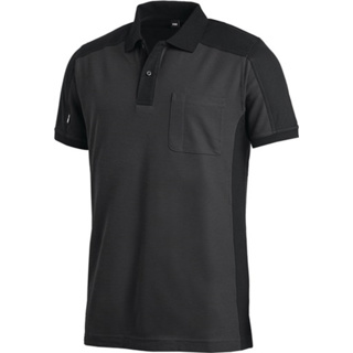 Poloshirt Konrad grau / schwarz