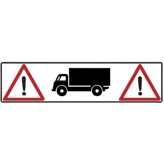Signal 10.109 Achtung Ausfahrt Camion