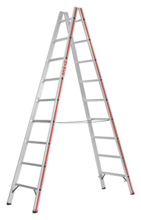 Sprossenstehleiter, beidseitig begehbar, SC 60