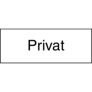 Signal 10.070 Zusatztafel Privat
