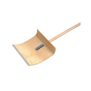 Schneeschieber Sperrholz, Alukante