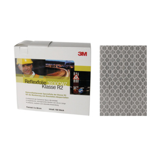 Reflektoren für Absperrlatten, weiss HIP