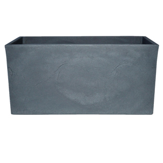 Pflanzkasten "Schiefer" Industriegrau