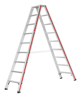 Stufenstehleiter, beidseitig begehbar, SC 80