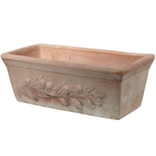 Tonblumenkiste "Olive"