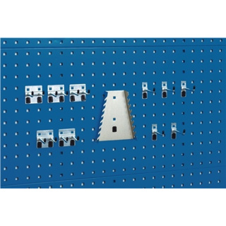 Werkzeughaltersortiment für Lochplatte 11-teilig