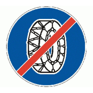 Signal 2.57 Ende des Schneekettenobligatoriums