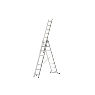 Allzweckleiter dreiteilig "ALU-PRO"