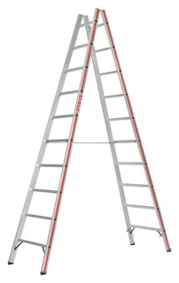 Sprossenstehleiter, beidseitig begehbar, SC 60