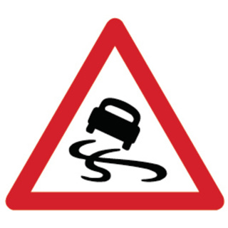 Signal 1.05 Schleudergefahr