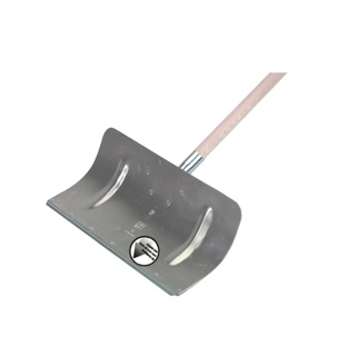 Schneeschieber alu gewölbt, Set nicht angestielt