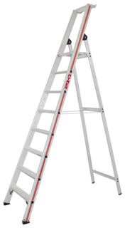 Stufenstehleiter mit S-Brücke, einseitig, SC 80