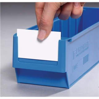 Etikett weiss für Regallagerkasten