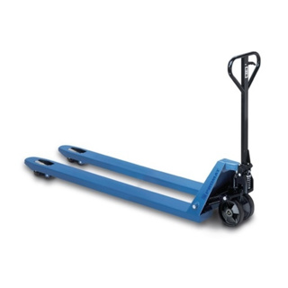 Gabelhubwagen Stahl taubenblau