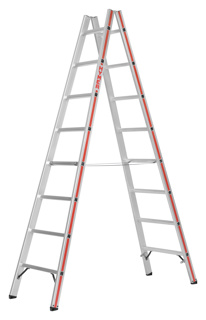 Sprossenstehleiter, beidseitig begehbar, SC 60
