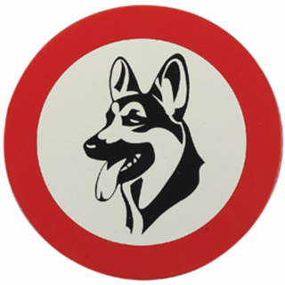 Signal 17.72a Hundeverbot Schäferhund