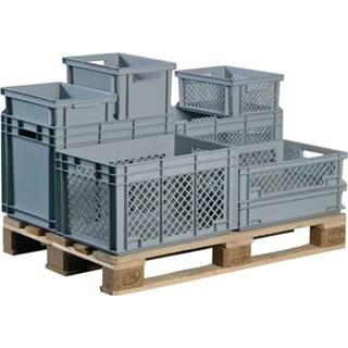 Transportbehälter PP Durchfassgriff