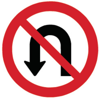 Signal 2.46 Wenden verboten