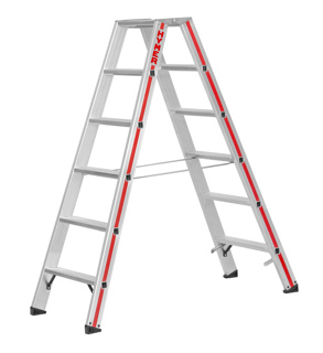 Stufenstehleiter, beidseitig begehbar, SC 80