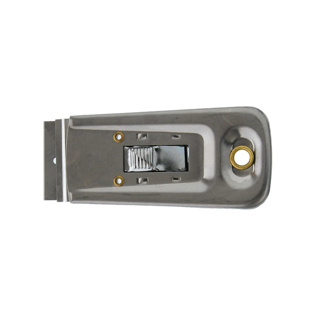 Fensterschaber aus Metall Asphalt