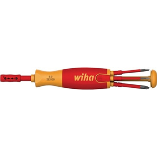 Magazinbithalter 38610 6-tlg.Schlitz/PH VDE WIHA