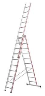 Allzweckleiter dreiteilig, SC 40