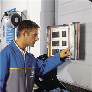 Wandhalterset 1x10Sichttafeln