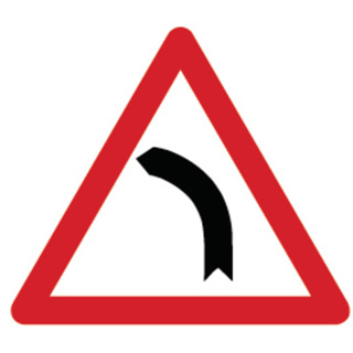 Signal 1.02 Linkskurve