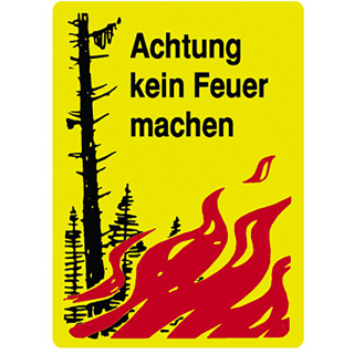 Signal 17.95 Waldbrandtafel