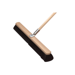 Bodenwischer, Rosshaar, mit Stiel