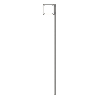 Ständer und seitl. Rohrrahmen für viereckige Signa