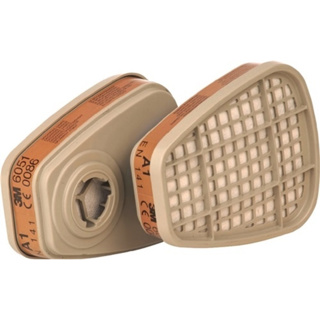 Glasfilter für Atemschutzmaske