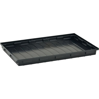 Regalwanne schwarz ohne Gitterrost