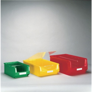 Etikett weiss für Sichtlagerkasten