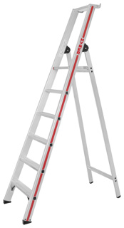 Stufenstehleiter mit S-Brücke, einseitig, SC 80