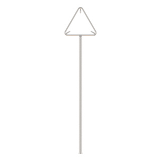 Ständer mit Rohrrahmen für Dreiecksignal