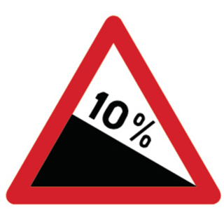 Signal 1.10 Gefährliches Gefälle