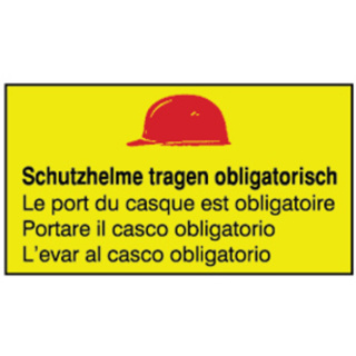 Signal 15.05 Schutzhelme tragen obligatorisch