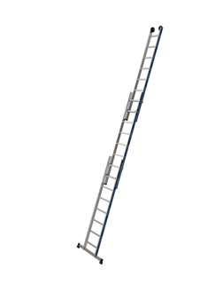 Schiebeleiter Platinium dreiteilig Alu