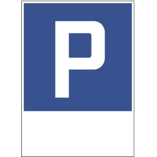 Signal 4.17 Parkieren gestattet mit Textfeld