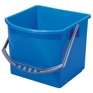 Eimer Kunststoff blau für Reinigungswagen