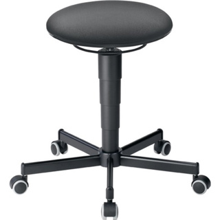 Drehhocker mit Rollen Supertec-Gewebe