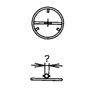 Rohrrahmen m. zentr. Rohrschelle für rundes Signal