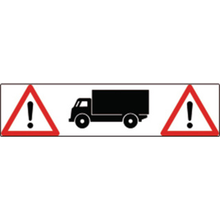 Signal 10.109 Achtung Ausfahrt Camion