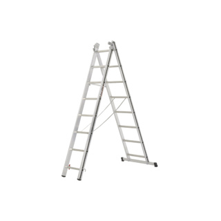 Allzweckleiter zweiteilig "ALU-PRO"