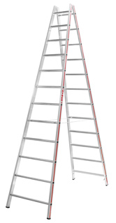 Sprossenstehleiter, beidseitig begehbar, SC 40