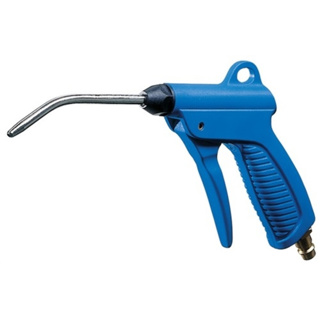 Blaspistole mit Verlängerung blau