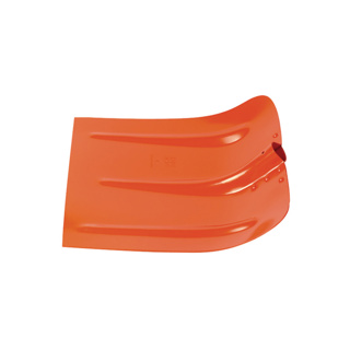 Schneeschaufel alu, orange, ohne Stiel