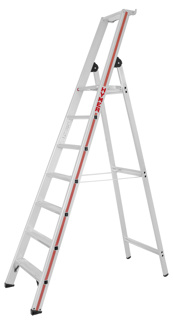 Stufenstehleiter mit S-Brücke, einseitig, SC 80